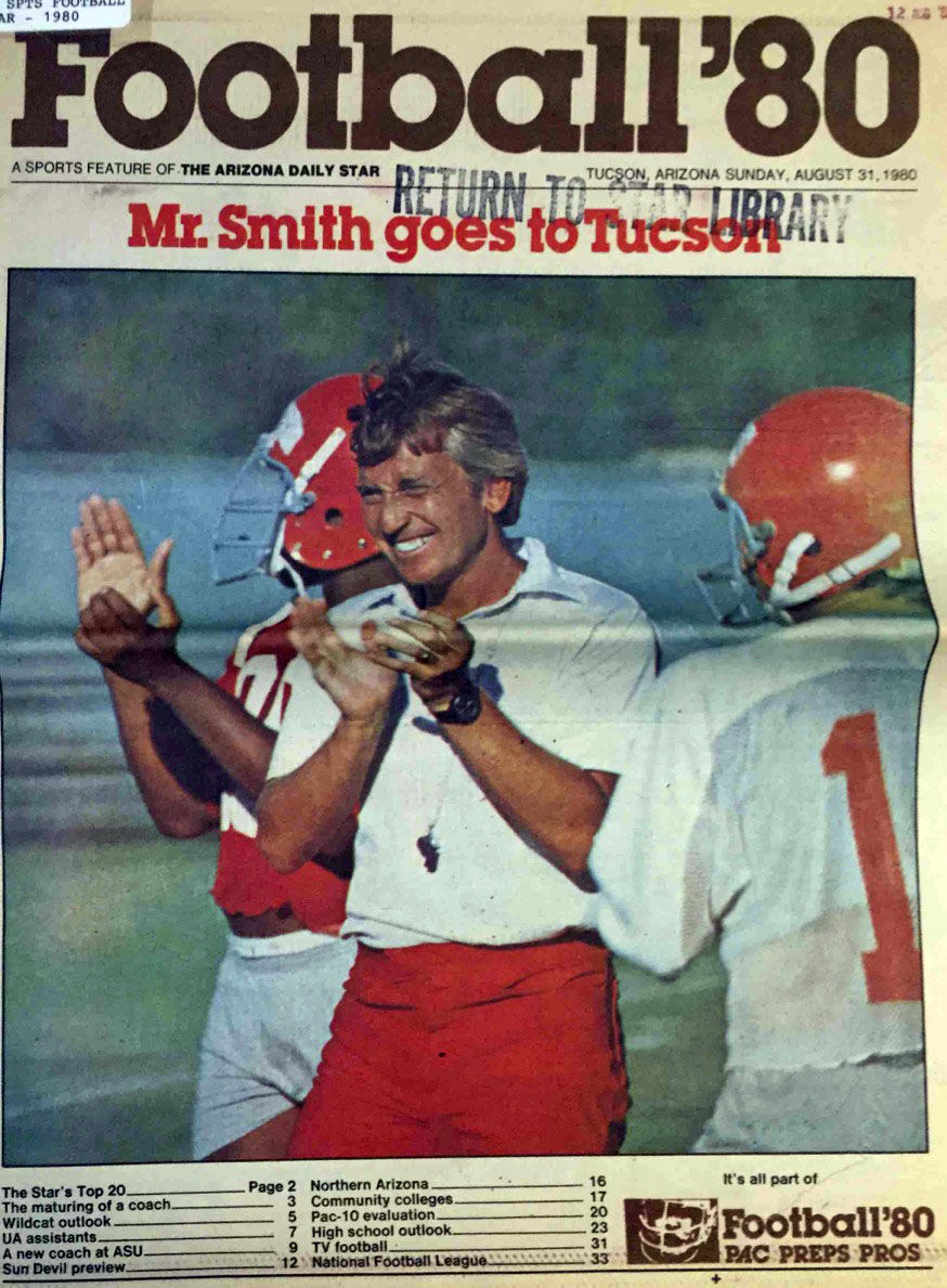 College football special section cover